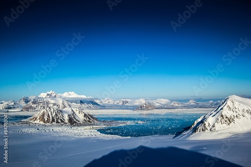 Arctic spring in south Spitsbergen photo