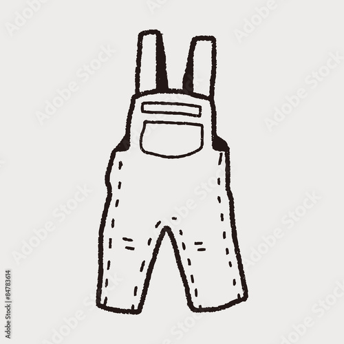 overalls doodle