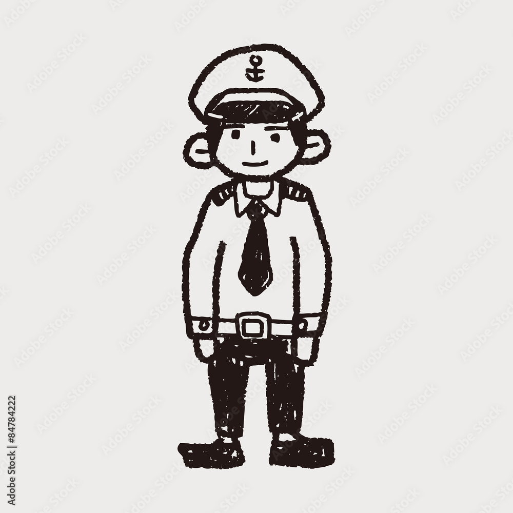 police doodle