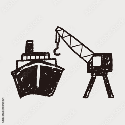 crane doodle