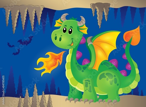 Image with happy dragon theme 2