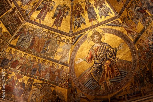 Mosaic ceiling of the Florence Baptistery, Italy