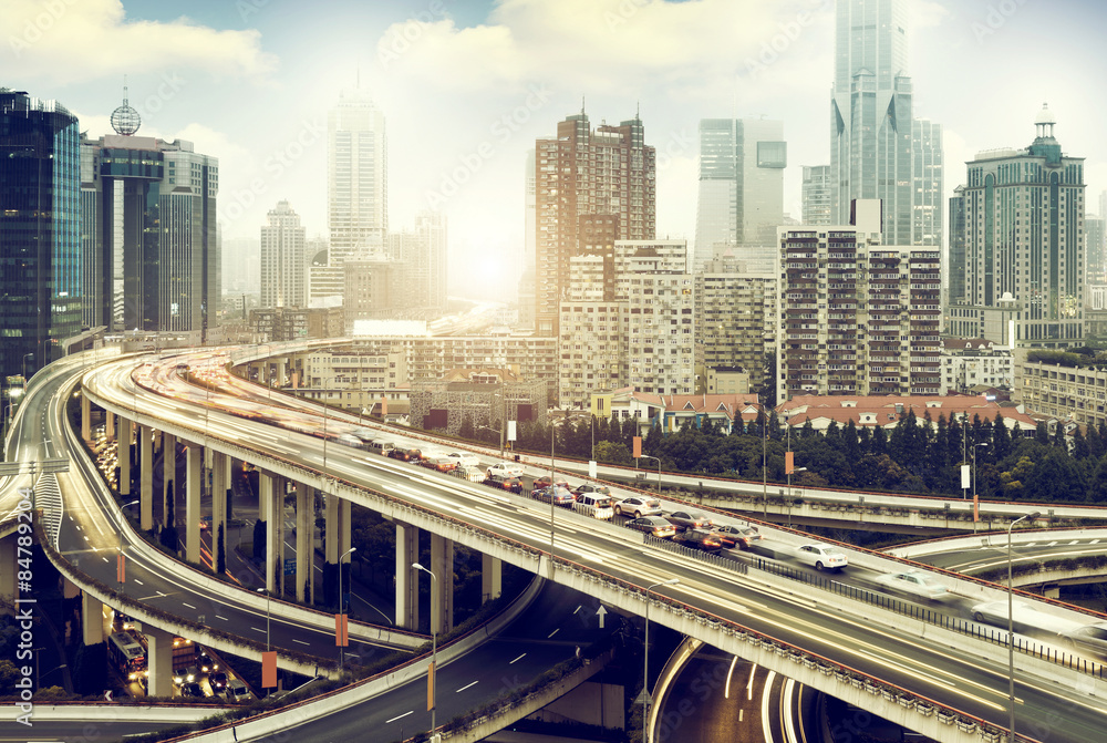 Obraz premium Shanghai viaduct