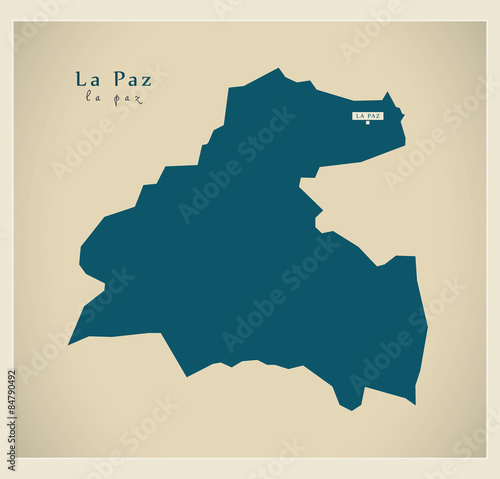 Modern Map - La Paz HN