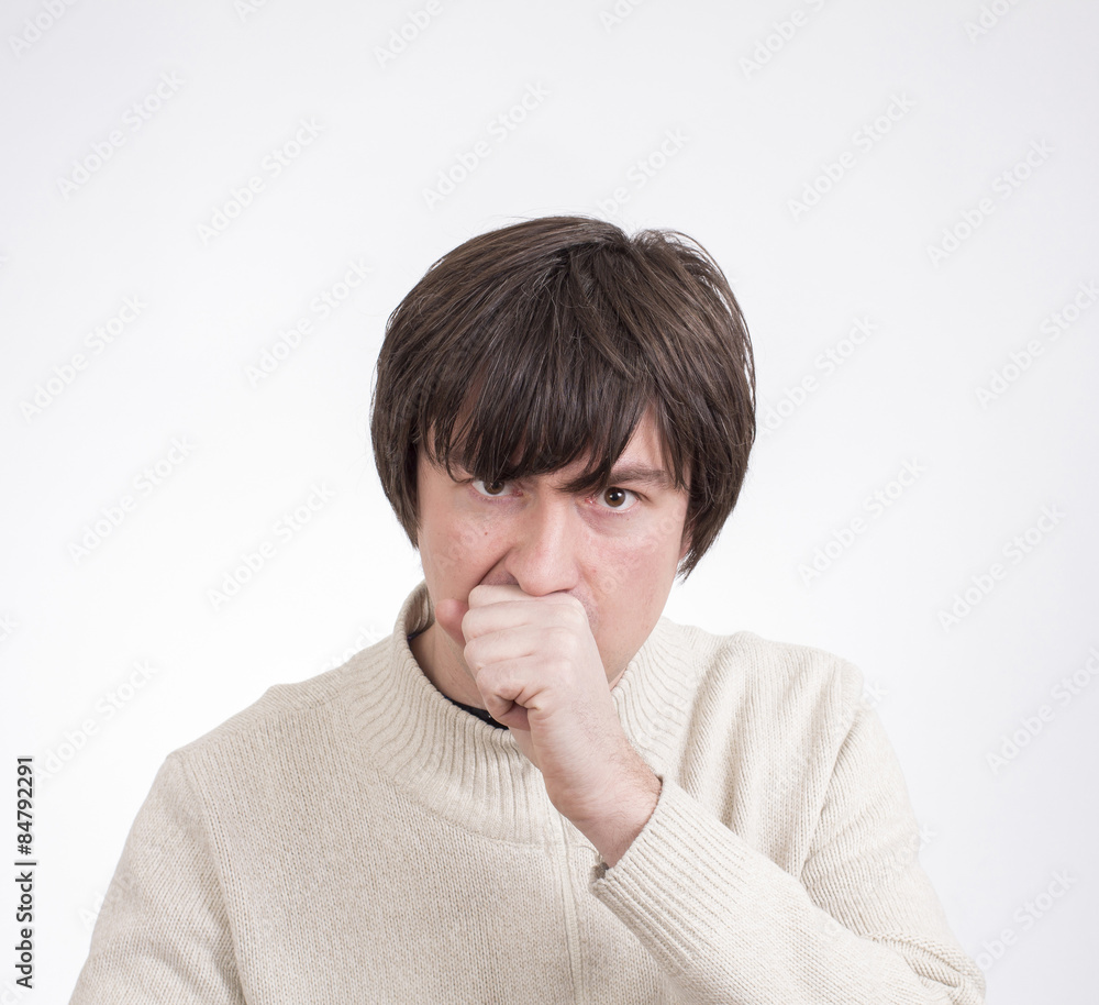 Young man expressing emotions Young man expressing emotions