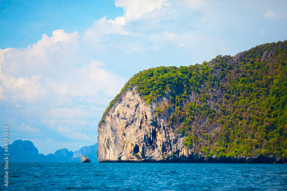 Naklejka premium Andaman Sea Islands