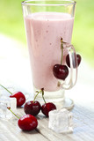fresh fruit yogurt with Cherry