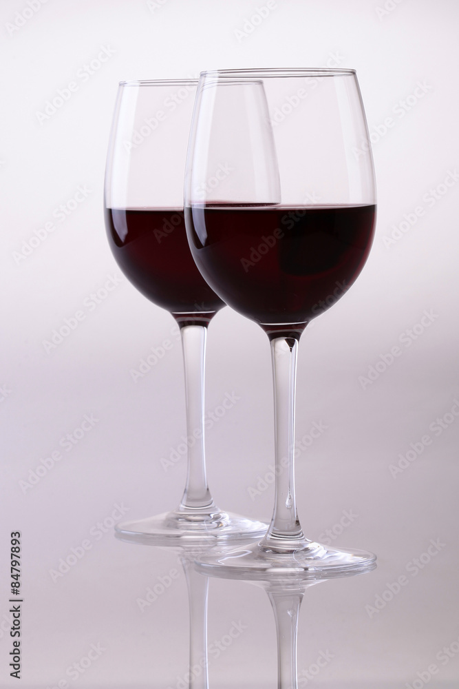 Two glasses of wine