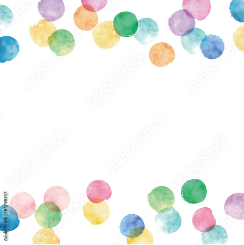 絵の具・ドットパターン素材