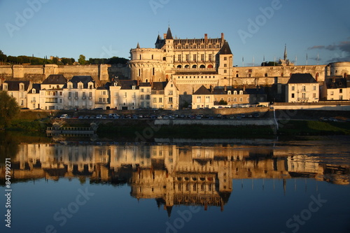 Amboise castle in Loire valley  France
