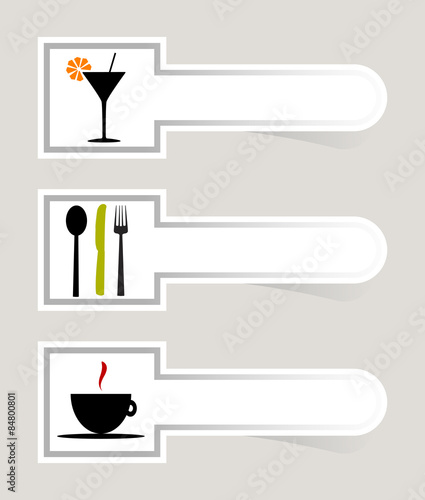 Sticker Food set