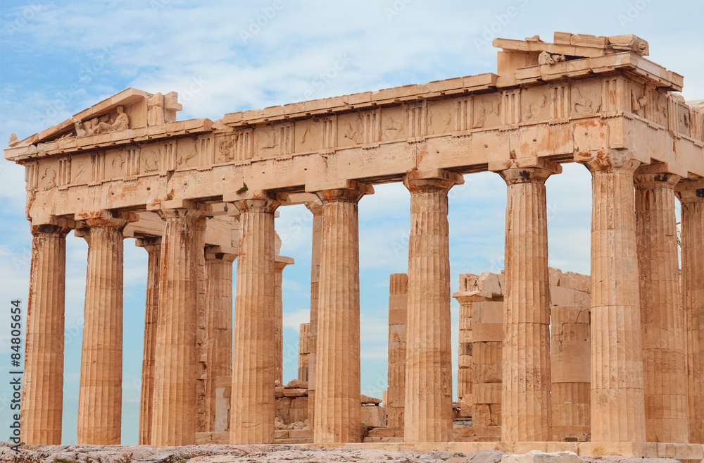 Fototapeta premium The Parthenon temple ruins. Athens, Greece.