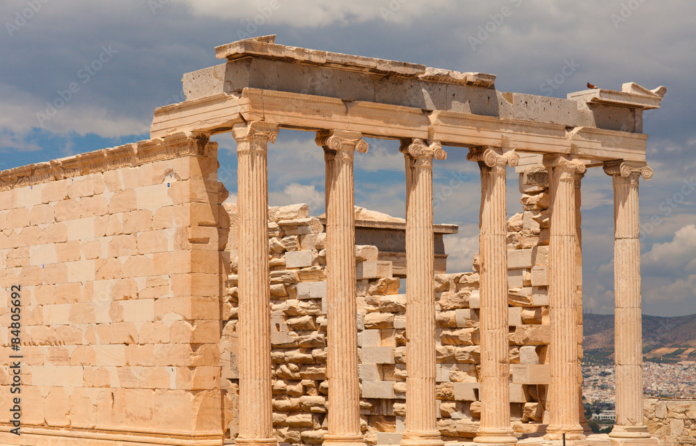 The Parthenon temple ruins. Athens, Greece. The Parthenon temple ruins. Athens, Greece.