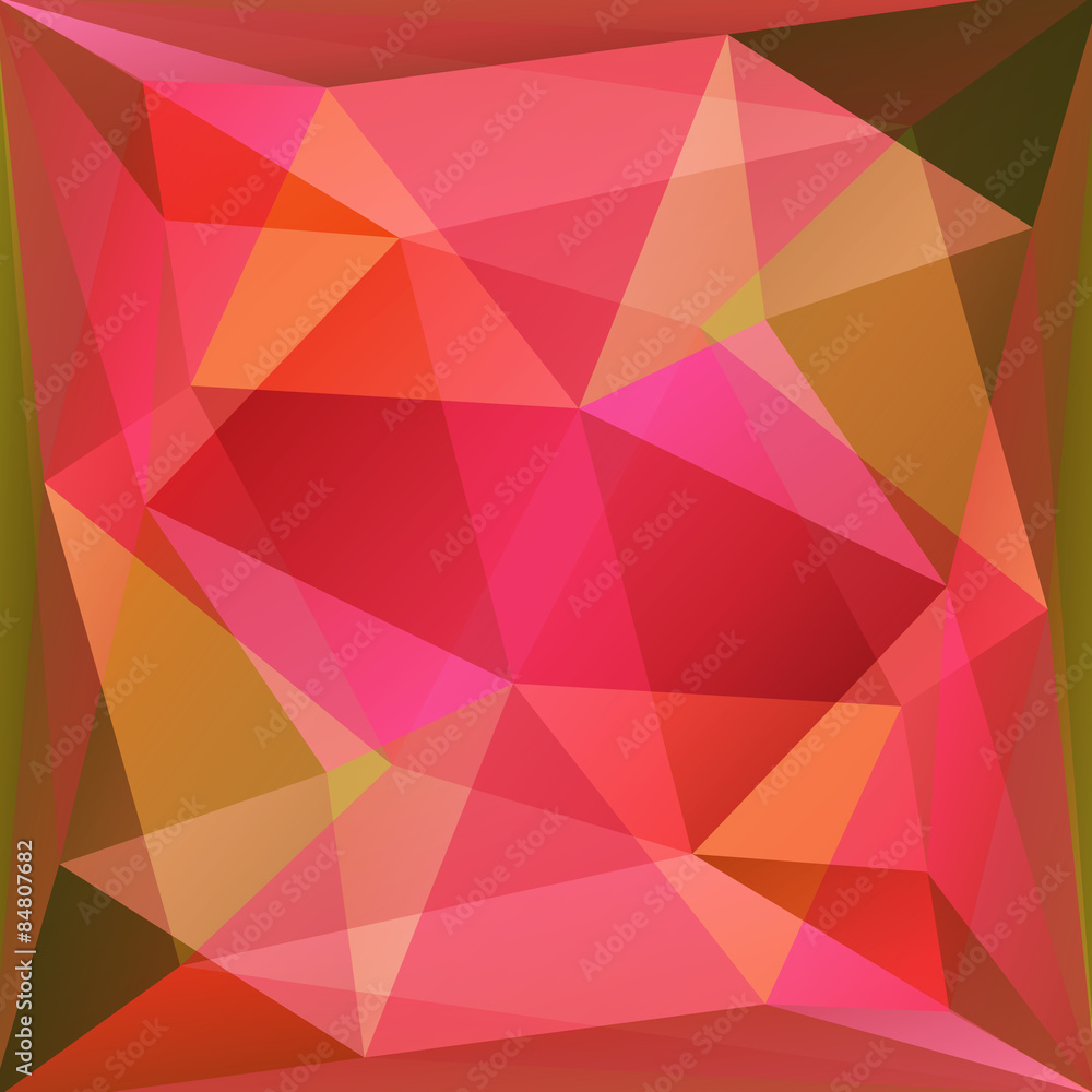 Fototapeta premium pink polygonal background