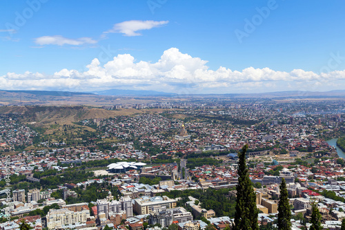 Panoramic view of Tbilisi  The Republic of Georgia