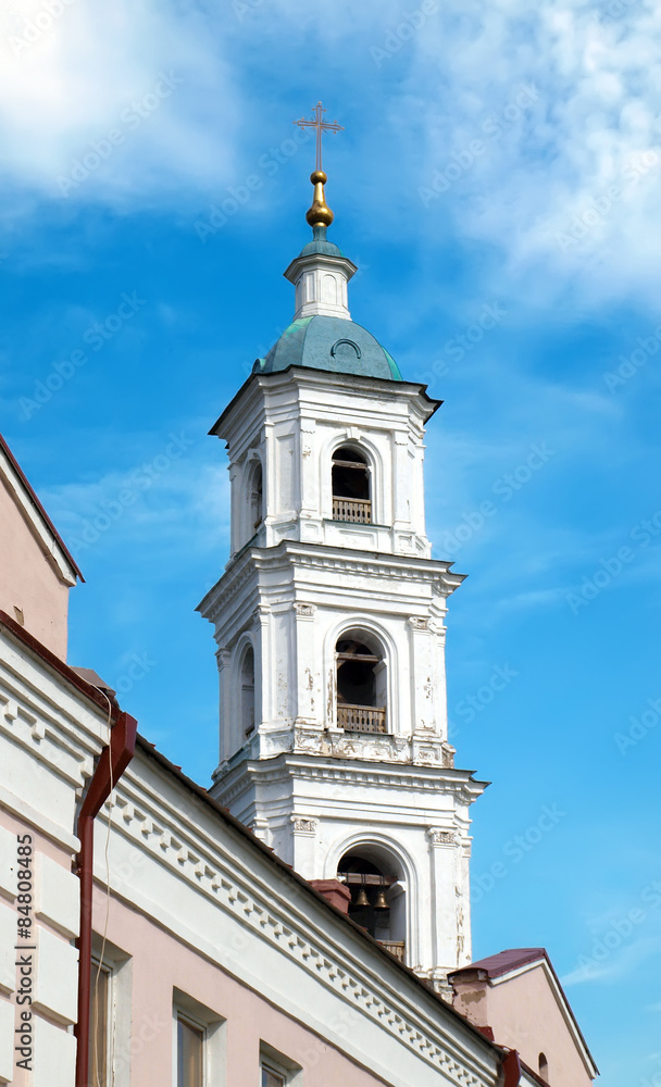 Saviour cathedral bell tower, Yelabuga, Tatarstan, Russia