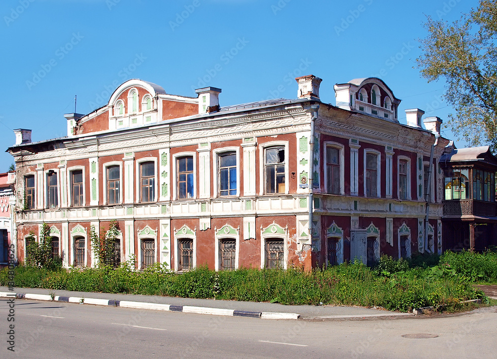 Old merchant's house in the historical