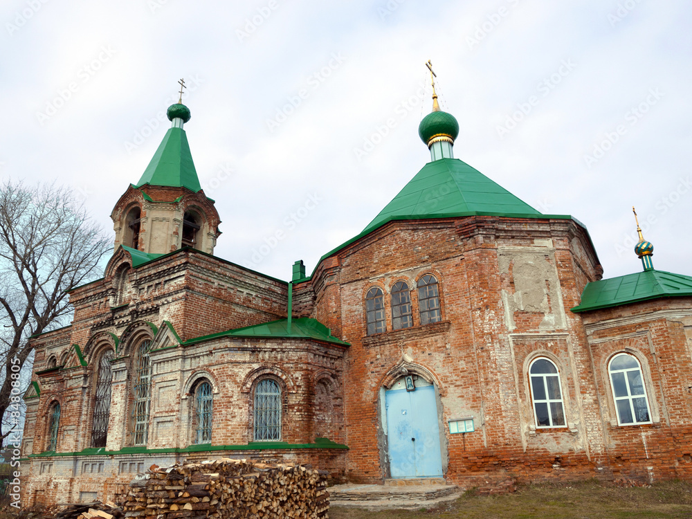 Church of the Trinity. Shilovka village. Sverdlovsk region. Russia