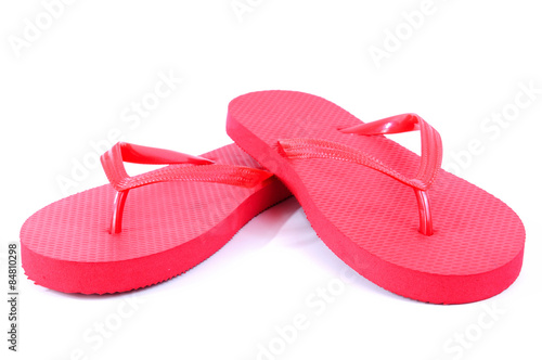 Photography Red flip flops