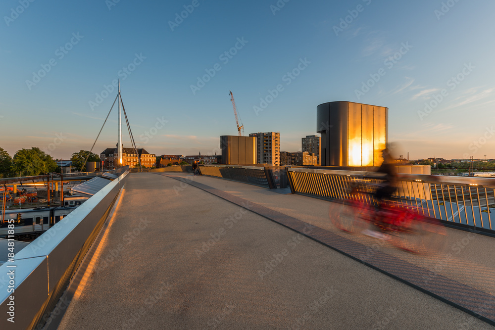 The City bridge in Odense, Denmark