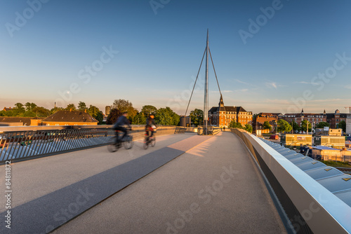 Obraz na płótnie The City bridge in Odense, Denmark w salonie