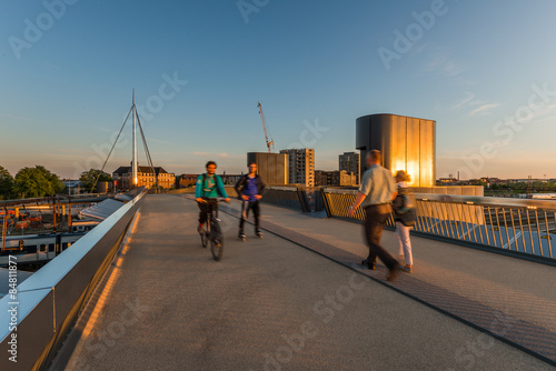 The City bridge in Odense, Denmark