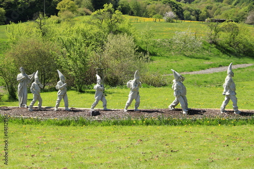 Schneewittchen-Skulptur in Bergfreiheit