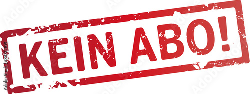 Stempel Kein Abo