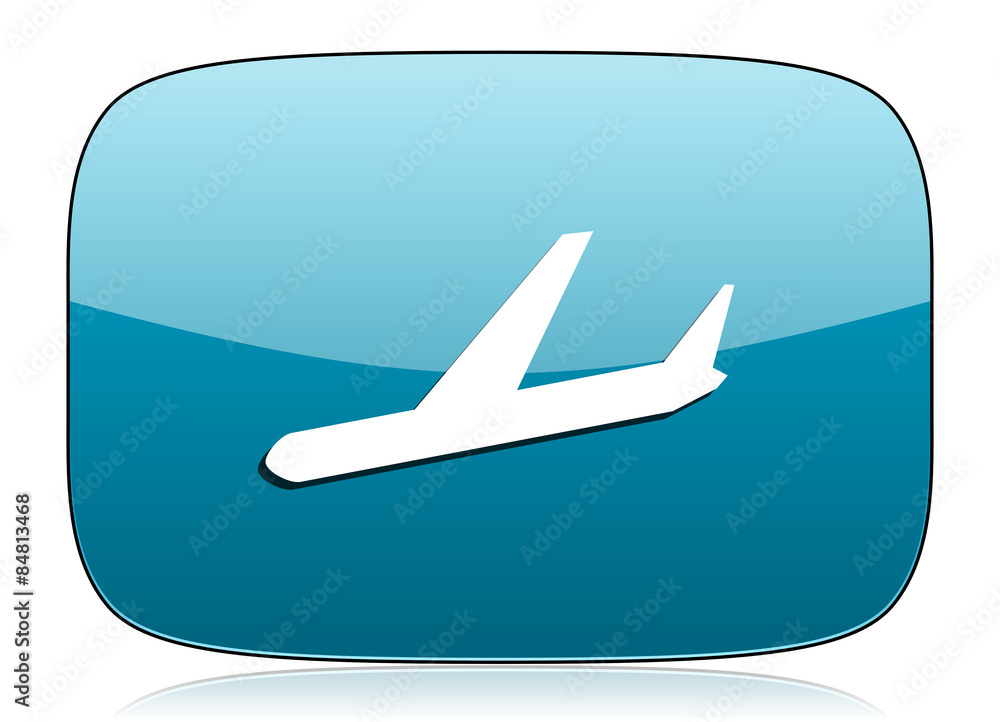 arrivals icon plane sign