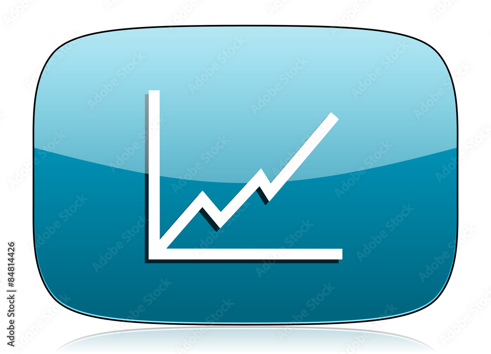 chart icon stock sign chart icon stock sign