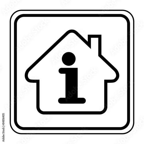 Logo maison et informations.