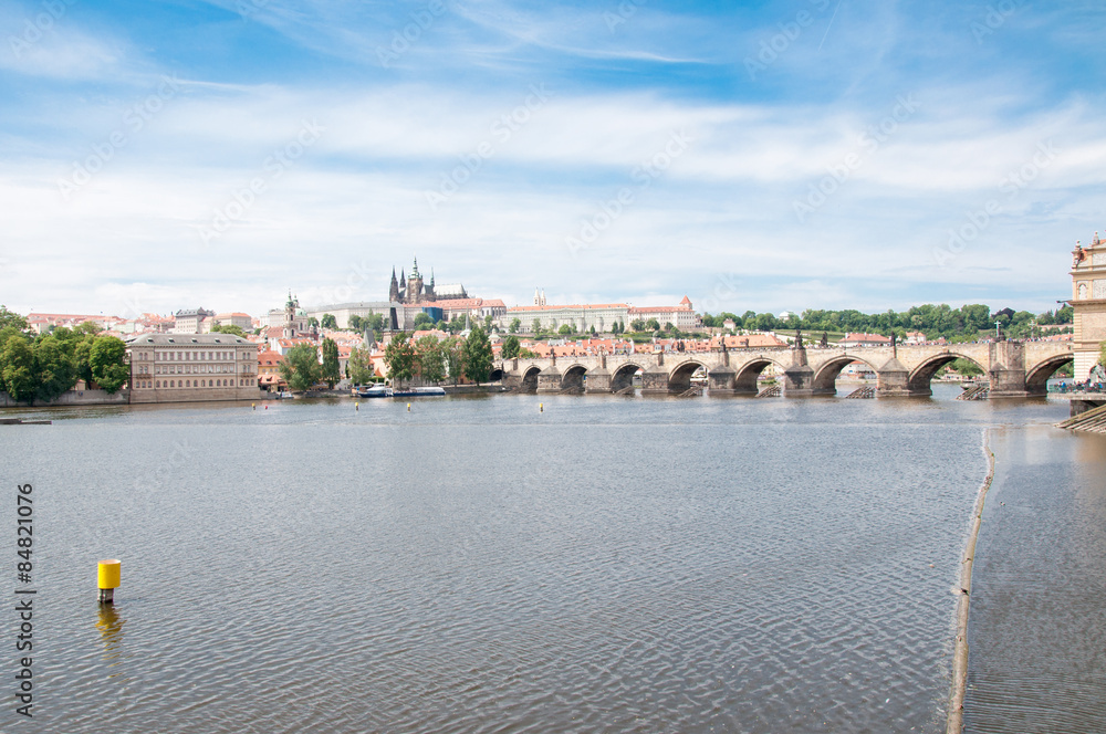 Obraz premium beautiful panorama of Mala Strana