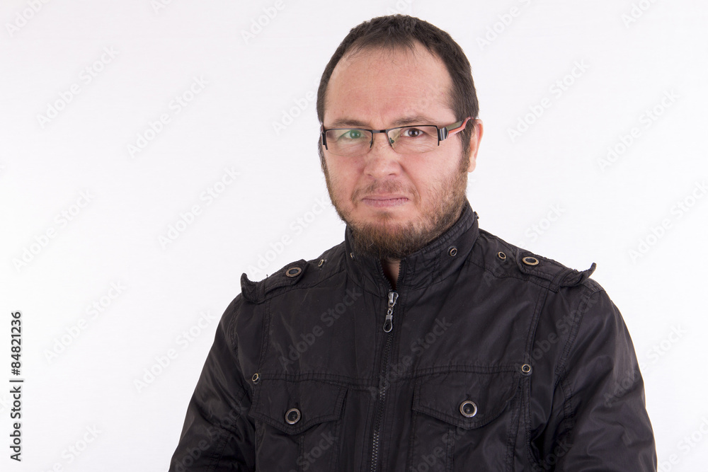 sad man isolated on background sad man isolated on background