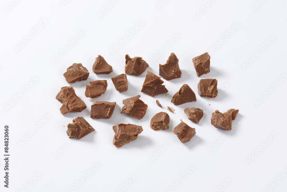 Obraz premium pieces of chocolate