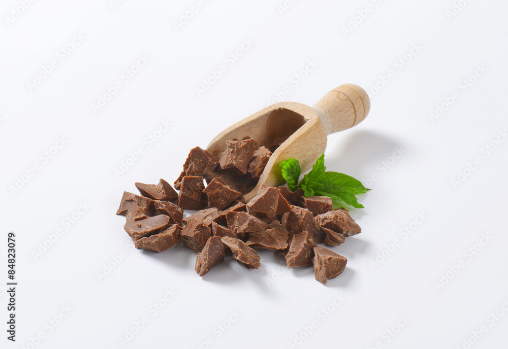 Obraz premium milk chocolate pieces