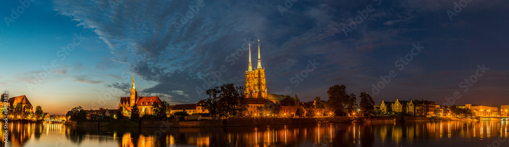 Obraz premium Wroclaw panorama