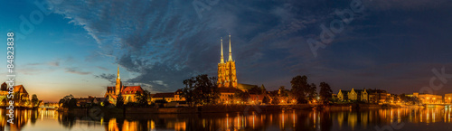 Obraz na płótnie Panorama Wrocławia