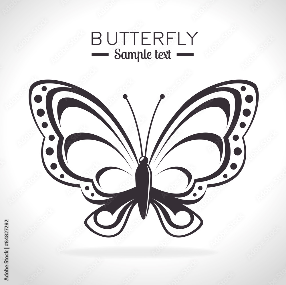 Butterfly design.