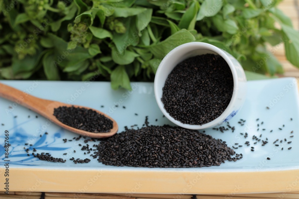 Basil seeds for fiber beverage and raw seed Basil seeds for fiber beverage and raw seed