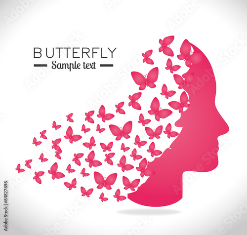 Butterfly design.