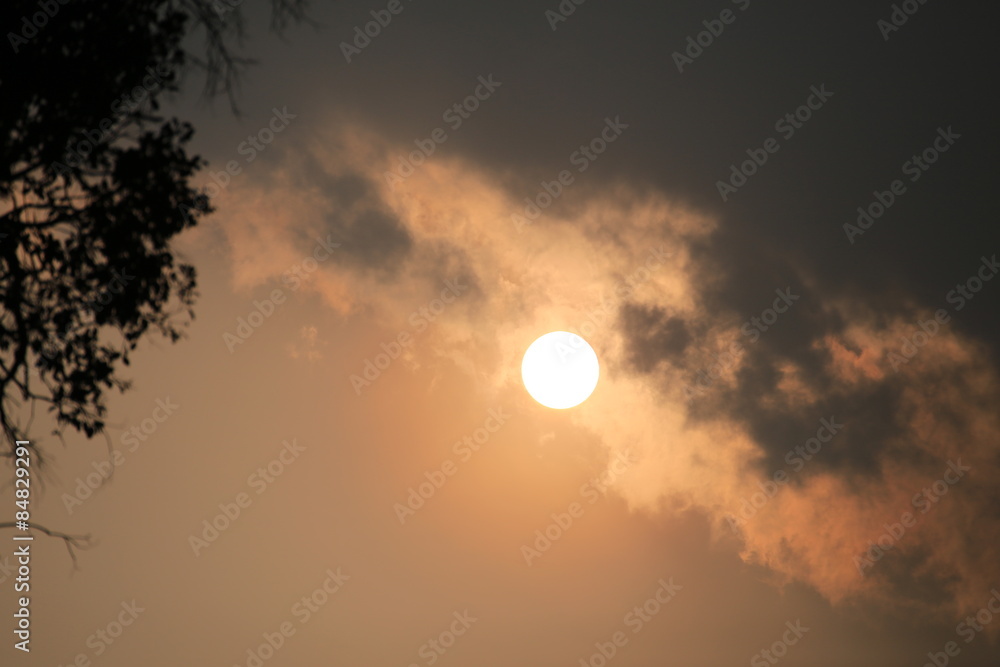 Obraz premium Clouds and Sunset