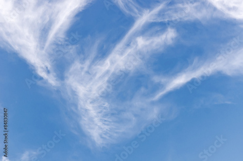 blue sky and white clouds