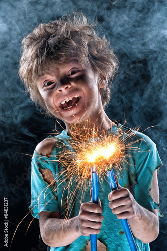 Photography Little electrician