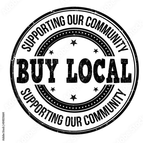 Buy local  stamp