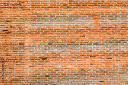 decorative red brick wall surface