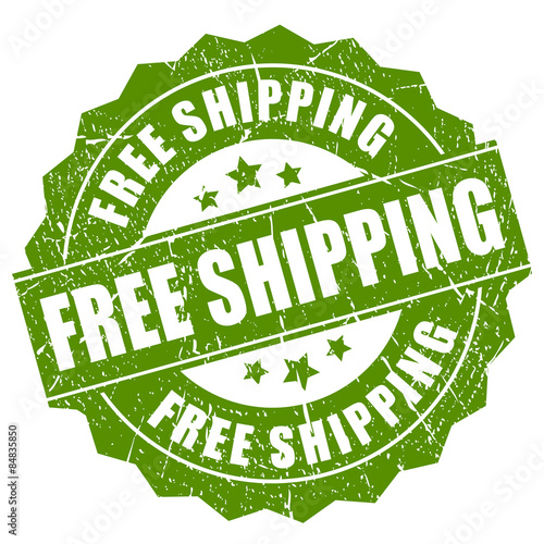 Free shipping grunge icon