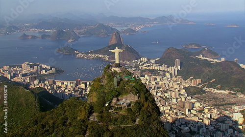 Cineflex aerial shot of Rio de Janeiro, Brazil photo