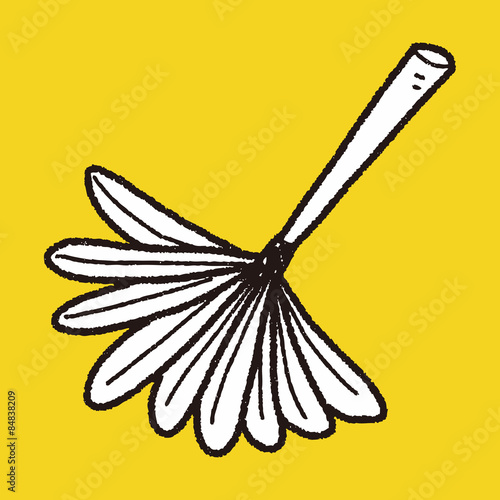 feather duster doodle