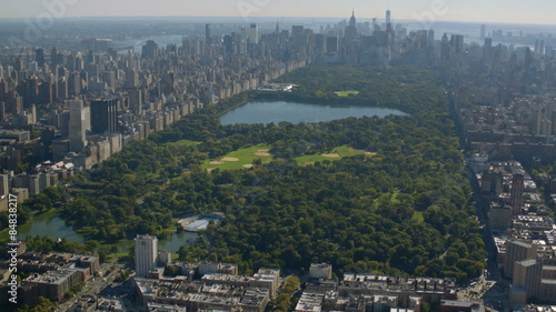 Aerial shot of Central Park, New York City photo