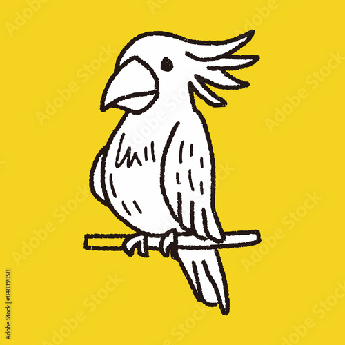 parrot doodle